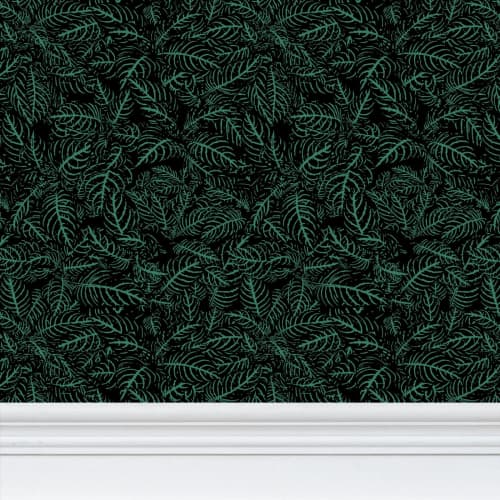 Zebra Plant - Wallpaper Medium Print | Wall Treatments by Sean Martorana. Item made of paper