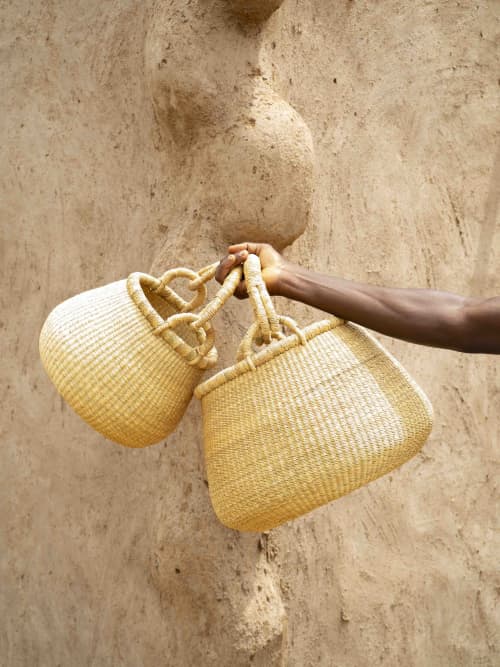 Zoore Natural Basket | Storage Basket in Storage by AKETEKETE. Item compatible with boho and country & farmhouse style