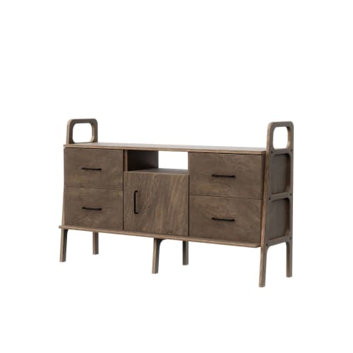 Wooden sideboard, Mid century modern, Midcentury furniture | Storage by Plywood Project. Item made of birch wood compatible with minimalism and mid century modern style