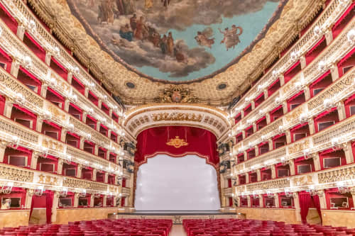 San Carlo Theatre, Naples, Italy | Photography by Richard Silver Photo