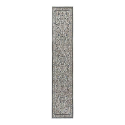 Floral Pattern Rug Runner - Vintage Handwoven Hallway Floor | Runner Rug in Rugs by Vintage Pillows Store. Item composed of wool and fiber