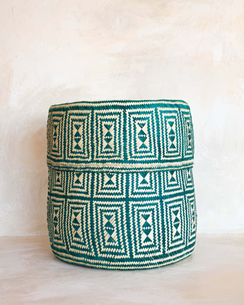 Large Oaxacan Woven Basket - Fern | Storage Basket in Storage by MINNA