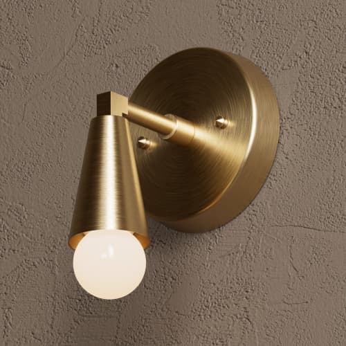 Bennett | Sconces by Illuminate Vintage. Item made of brass