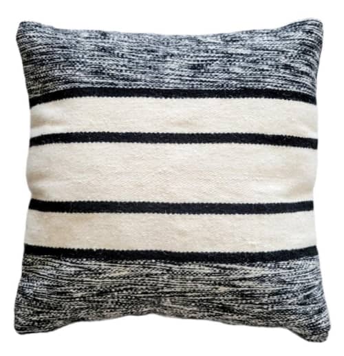 Ola Handwoven Wool Decorative Throw Pillow Cover | Cushion in Pillows by Mumo Toronto. Item composed of fabric