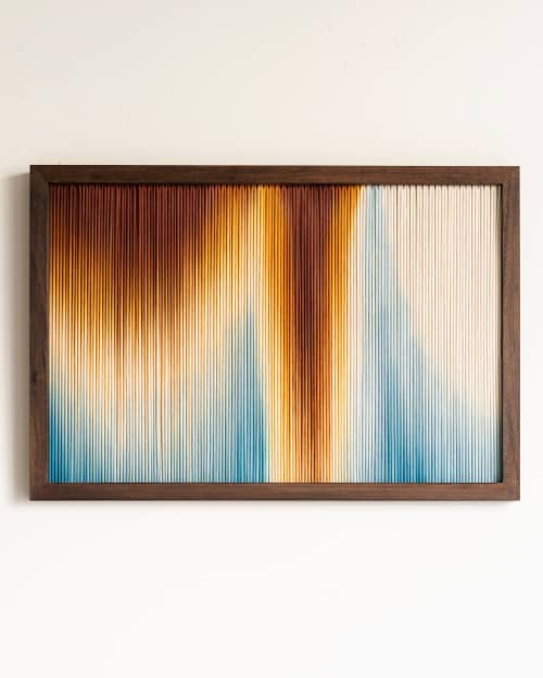 RUST I - Framed-Collection | Wall Hangings by Rianne Aarts / Teddy and Wool Studio. Item made of cotton & fiber