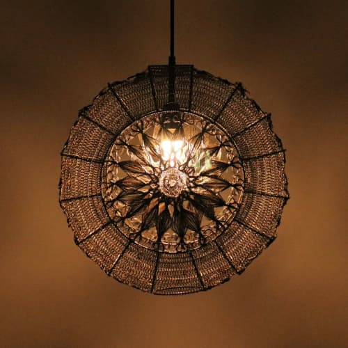 Warind Handcrafted Hanging Lamp | Pendants by Home Blitz. Item made of copper