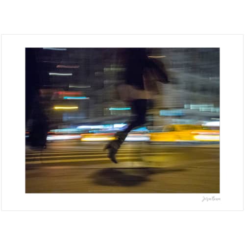 Legs and Feet #0166: Rushing Figure and Lights | Photography by Susan Bowen Photos