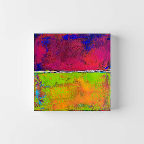 ECHOES 015 - 20x20cm | Oil And Acrylic Painting in Paintings by Lara Spadetto Art