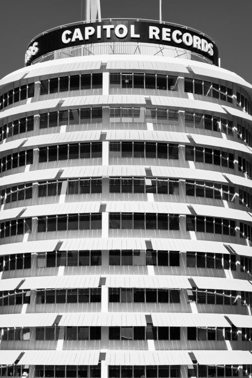Capitol Records | Photography by Korbin Bielski Fine Art Photography. Item composed of paper