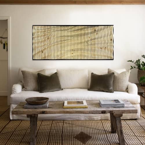 "CREAM" Parametric Wood Wall Art Decor / 100% Solid Wood | Wall Sculpture in Wall Hangings by ArtMillWork Design. Item made of wood