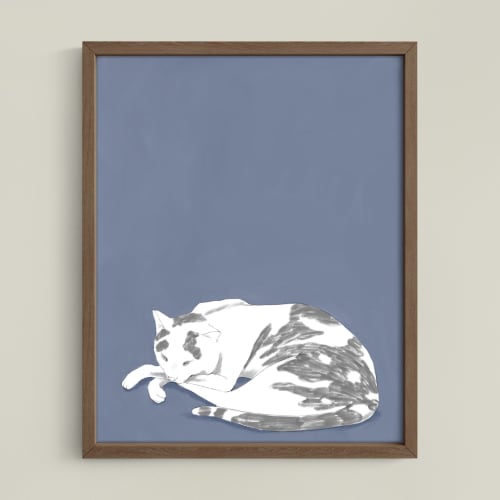 Russell Sleeping | Work by The Ugly Cat Studio