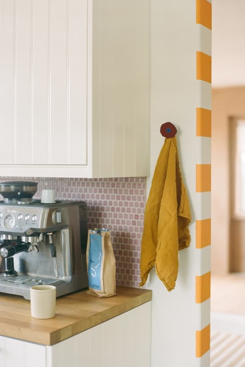 Corte - Maroon | Wall Hook | Hardware by Upton. Item composed of steel