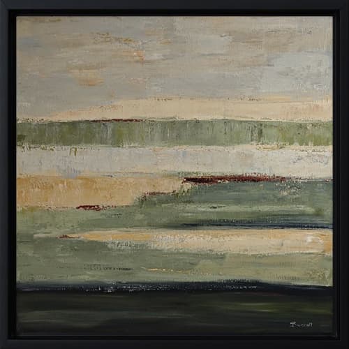 Terres de lumière- paysage abstrait | Decorative Objects by Sophie DUMONT.