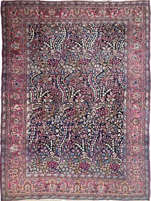 BEYOND GORGEOUS Antique Mashhad | Long Blooming Perennials | Area Rug in Rugs by The Loom House. Item made of wool & fiber