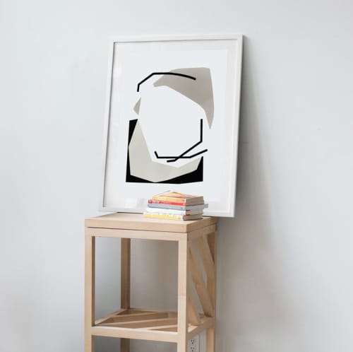 Hidden Rocks I | Prints by Kim Knoll. Item composed of paper