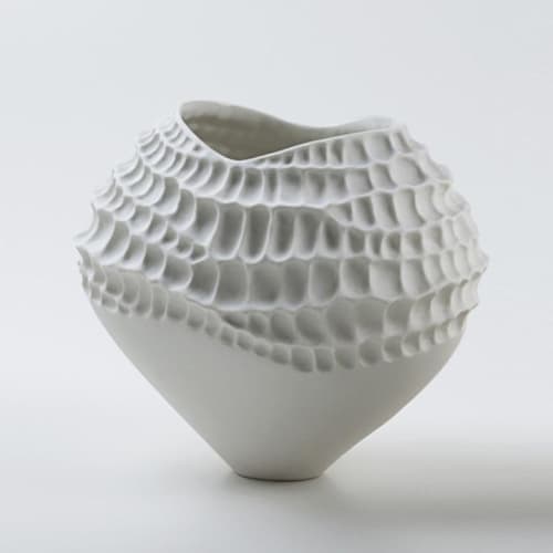 SPOROS (Vase) | Vases & Vessels by Oggetti Designs. Item composed of ceramic
