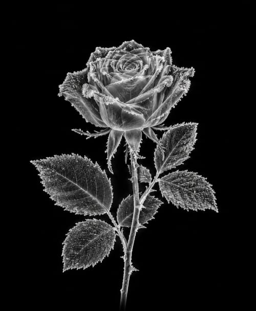 EXPOSED WINTER — FROZEN ROSE | Decorative Objects by Exposedart