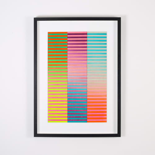 Seattle Stripe Colour Study Painting | Paintings by Amelia Coward