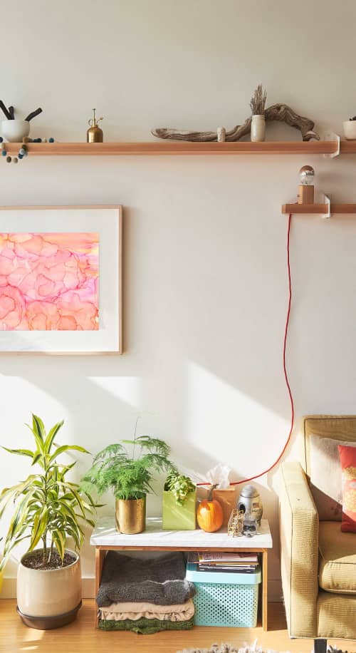 solstice glow | abstract art original | Watercolor Painting in Paintings by Megan Spindler