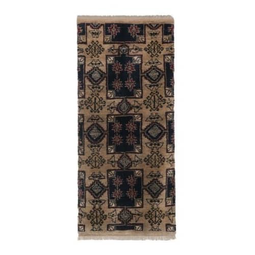 1960s Vintage Brown Turkish Tulu Rug 2'11'' X 6'4'' | Area Rug in Rugs by Vintage Pillows Store