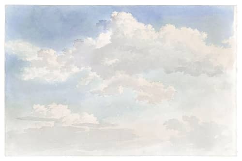 Cloud Artwork, Large Nursery Wall Art, Nursery Art for Boy | Prints by Capricorn Press. Item made of paper works with boho & minimalism style