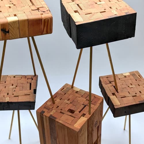 Assemblage Table | Side Table in Tables by Formr. Item made of wood
