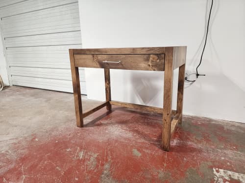 Custom Make Up Vanity | Console Table in Tables by Limitless Woodworking. Item made of maple wood compatible with mid century modern and contemporary style