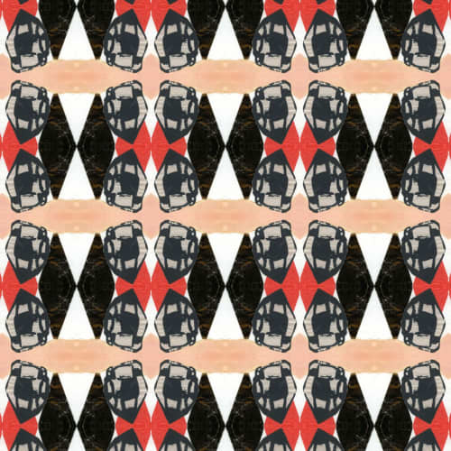 Corundum, Cinnabar | Wallpaper in Wall Treatments by Philomela Textiles & Wallpaper. Item composed of paper