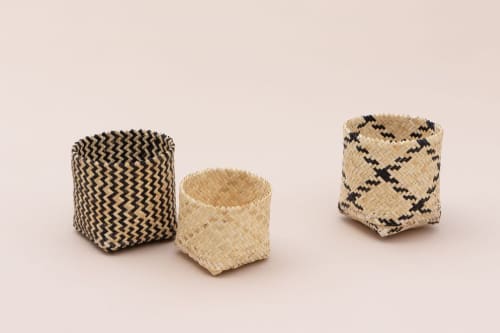 Woven Storage Basket |Medium | Storage by NEEPA HUT. Item made of fiber