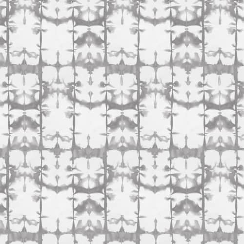 Itajime, Dusk | Fabric in Linens & Bedding by Philomela Textiles & Wallpaper. Item composed of linen