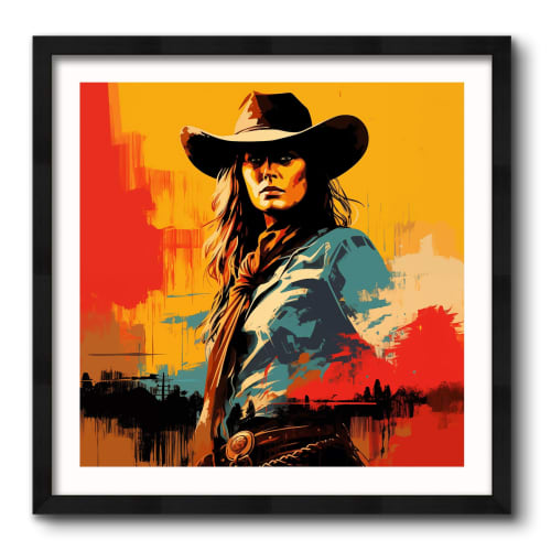 Outlaw Woman - Square | Prints by Western Mavrik