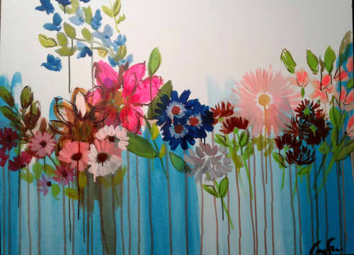 Clean Slate | Oil And Acrylic Painting in Paintings by Colleen Sandland Beatnik. Item made of canvas with synthetic