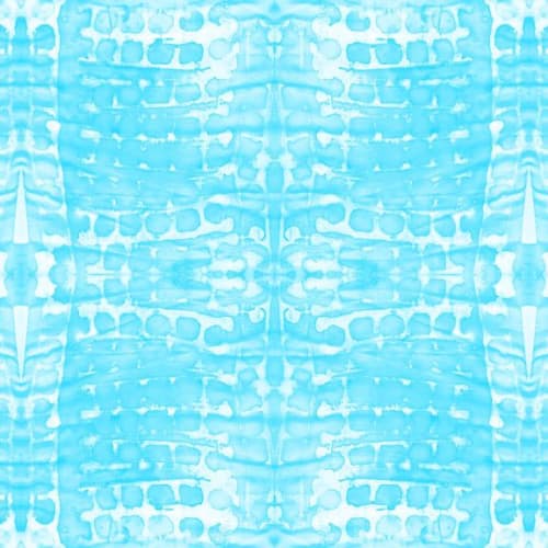 Jamprang, Turquoise | Fabric in Linens & Bedding by Philomela Textiles & Wallpaper. Item composed of linen