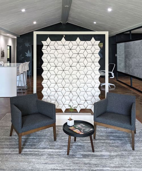 Freestanding room divider Facet 170 x 200cm | Decorative Objects by Bloomming, Bas van Leeuwen & Mireille Meijs. Item made of synthetic