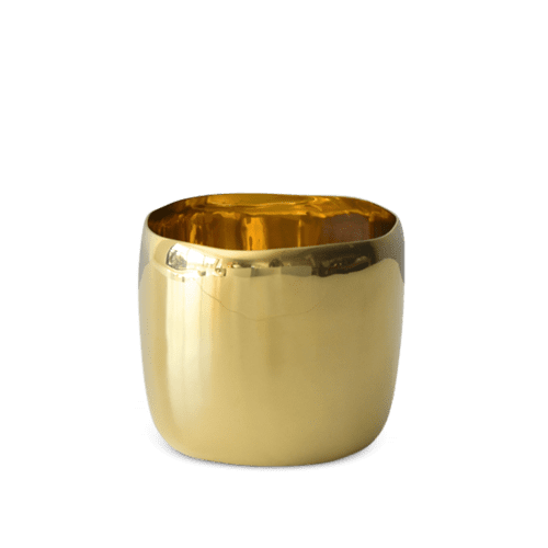 Cuadrado Small Vessel In Brass | Vase in Vases & Vessels by Tina Frey. Item made of brass