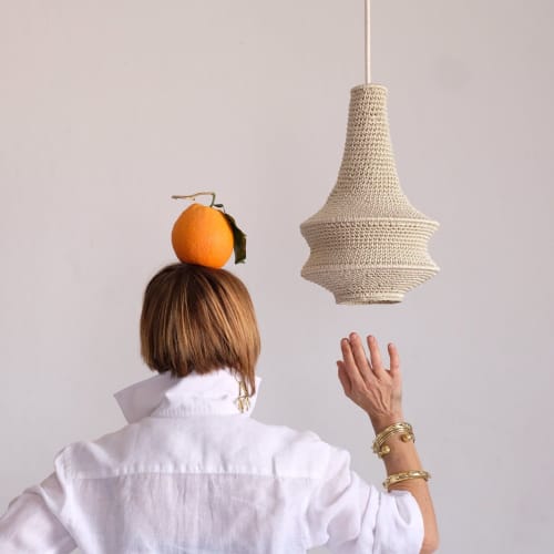 Joosh Crochet Pendant Lamp - Mini | Pendants by Hamimi
