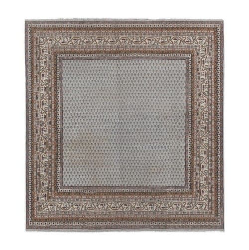 Vintage Square Caucasian Rug - Dining Room Carpet | Area Rug in Rugs by Vintage Pillows Store. Item made of cotton
