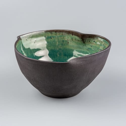 Bowl Hyasia Aqua | Dinnerware by Svetlana Savcic / Stonessa. Item composed of stoneware
