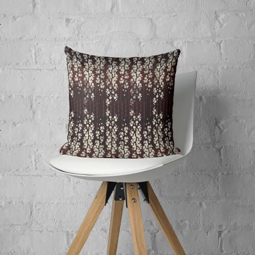 Snow Right Throw Pillow | Pillows by Odd Duck Press. Item composed of cotton