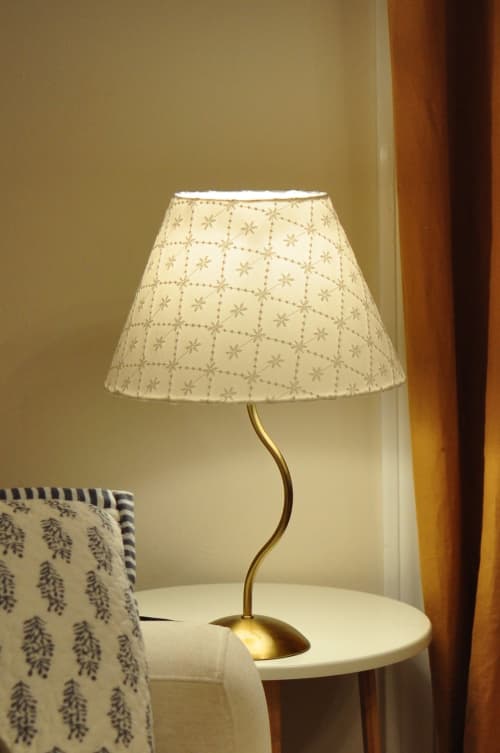 Lattice Embroidery Lamp | Table Lamp in Lamps by Fado Lighting