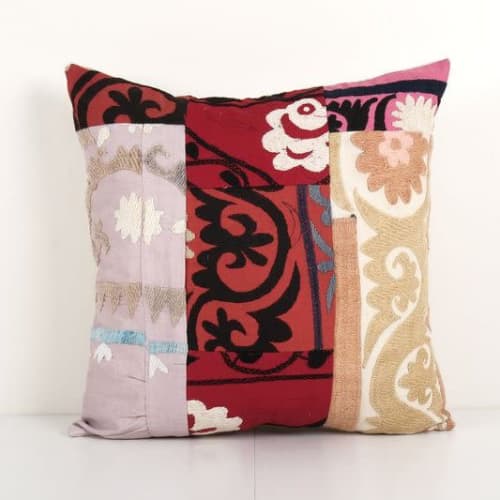 Vintage Patchwork Kilim Pillow Cover, Ethnic Tribal Cushion | Pillows by Vintage Pillows Store