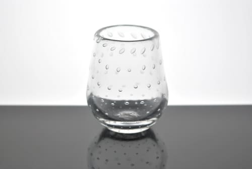 Bubble Stemless Wine | Glass in Drinkware by Tucker Glass and Design`