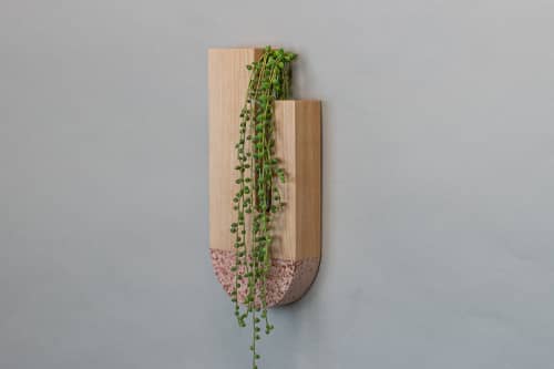 Olive Wall Planter | Vases & Vessels by Tropico Studio. Item made of stoneware