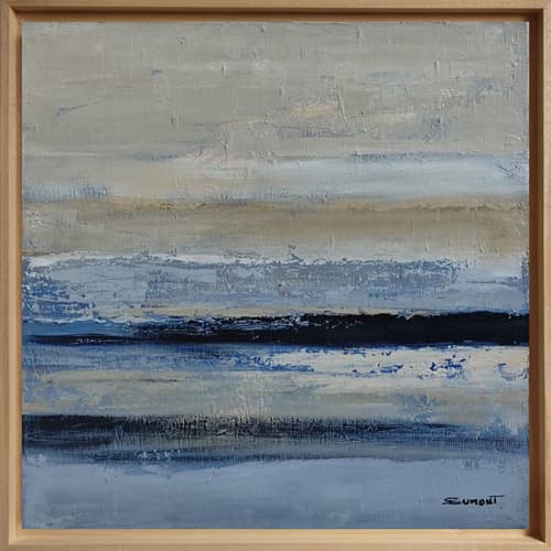 Remanescence - Peinture abstraite originale - Paysage | Decorative Objects by Sophie DUMONT.