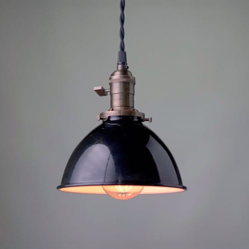 Edison Pendant - Barn Lamp - Model No. 0279 | Pendants by Peared Creation. Item composed of metal