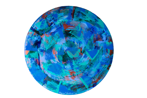 Blues | Oil And Acrylic Painting in Paintings by Brianne Valentino