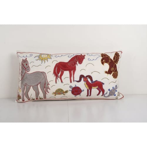Tashkent Suzani Animal Bedding Pillow Case Made from Suzani, | Cushion in Pillows by Vintage Pillows Store