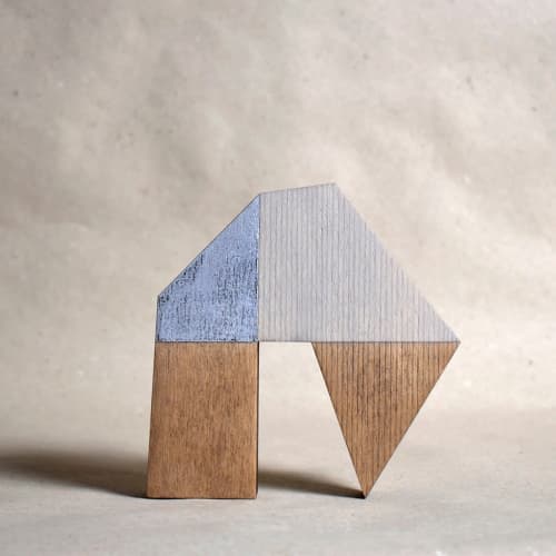 Abstract House No. 24 | Sculptures by Susan Laughton Artist. Item made of wood