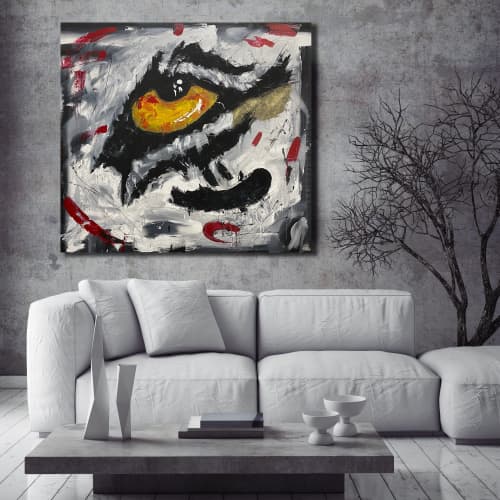 Year of the tiger | Mixed Media in Paintings by Daniela SV Art