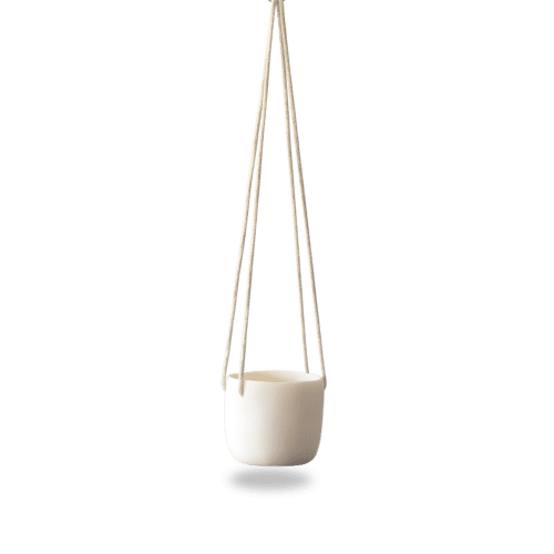 Cuadrado Small Hanging Vessel | Vase in Vases & Vessels by Tina Frey. Item made of ceramic